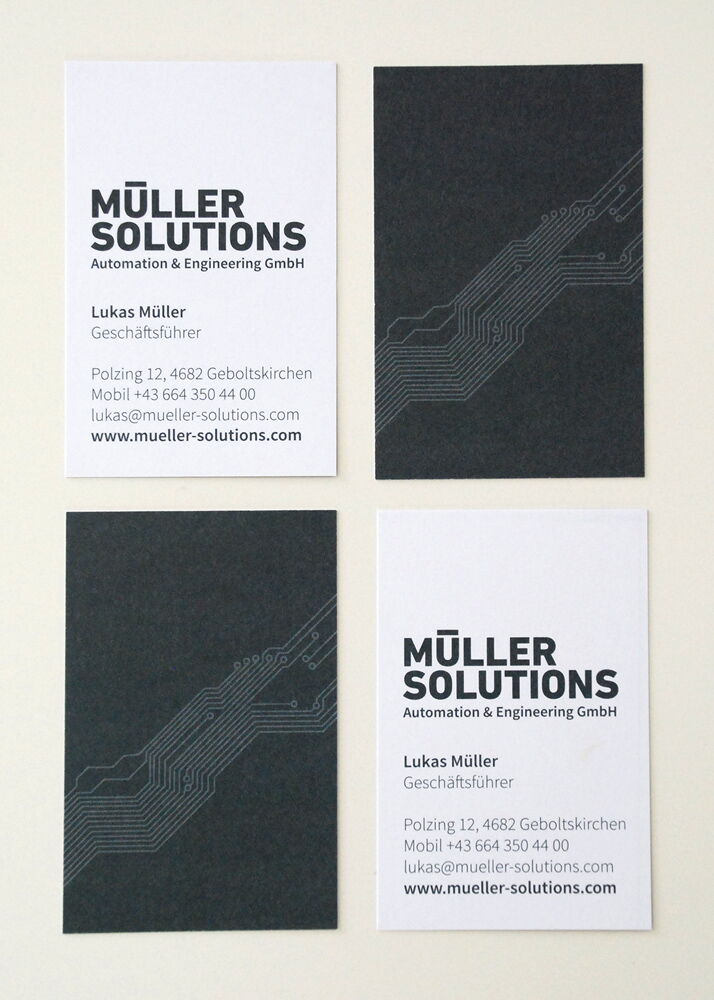 Visitenkarte Müller Solutions